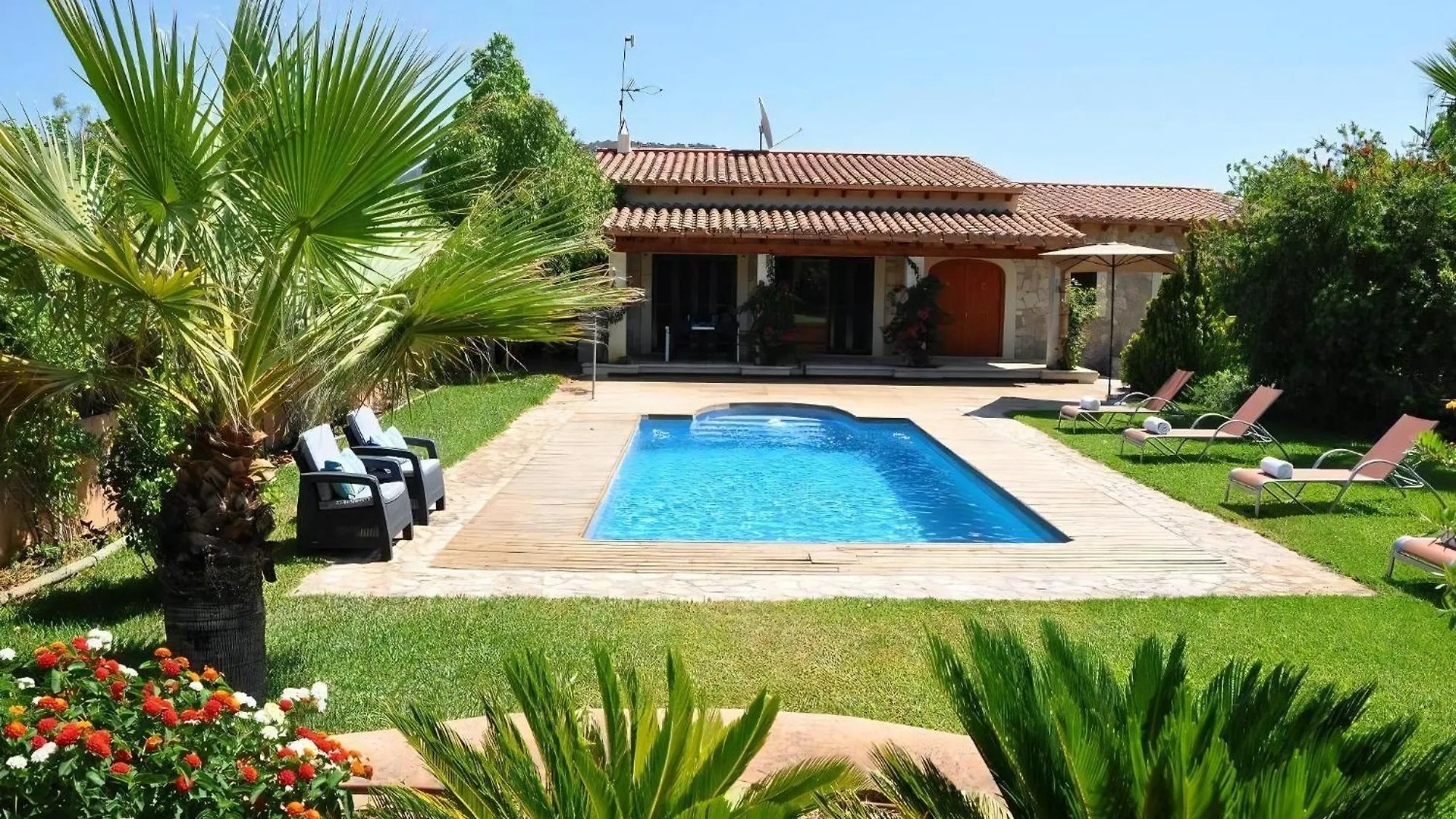 Prázdninový dům Ferienhaus Villa Vista Verde Mit Pool Und Garten Sa Pobla